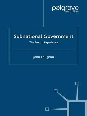 cover image of Subnational Government
